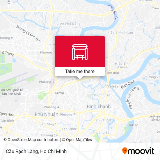 Cầu Rạch Lăng map