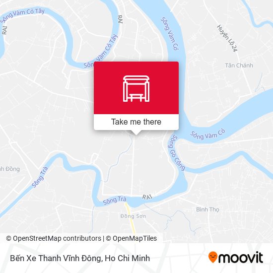 Bến Xe Thanh Vĩnh Đông map