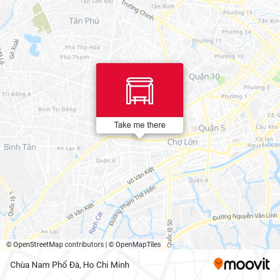 Chùa Nam Phổ Đà map