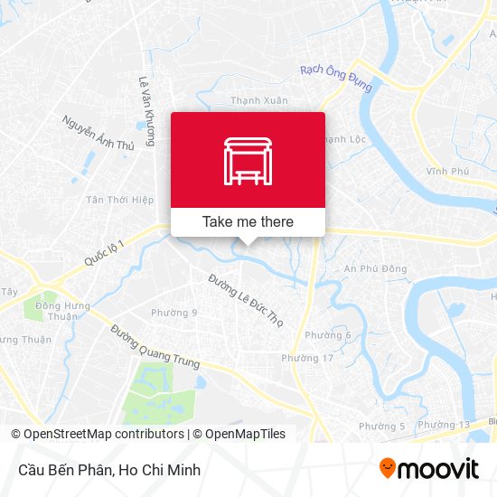 Cầu Bến Phân map