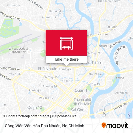Công Viên Văn Hóa Phú Nhuận map
