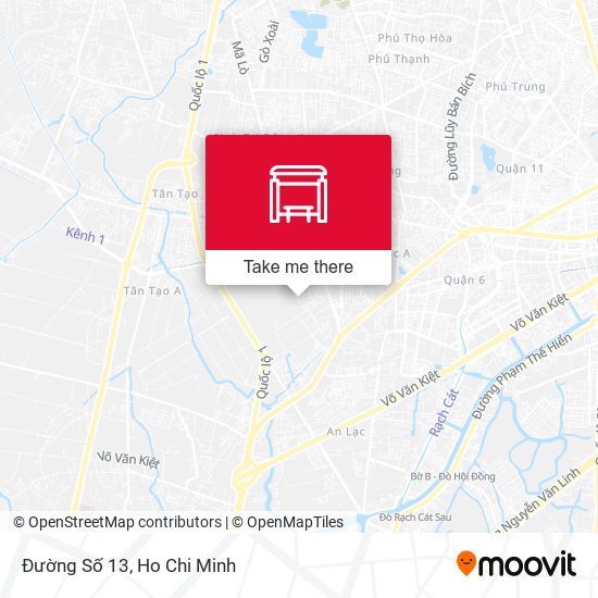 Đường Số 13 map