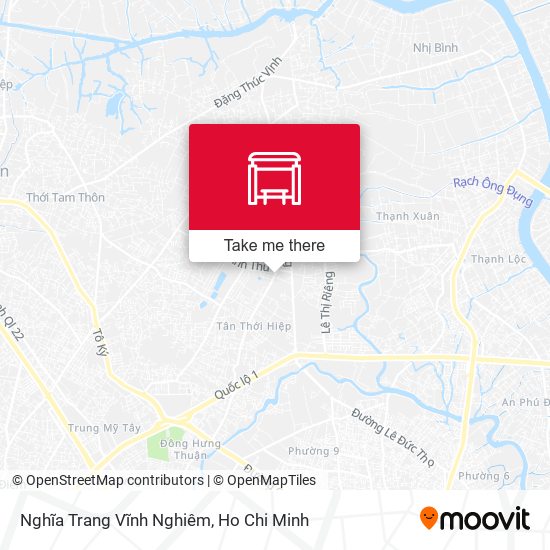 Nghĩa Trang Vĩnh Nghiêm map