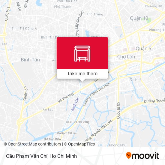 Cầu Phạm Văn Chí map
