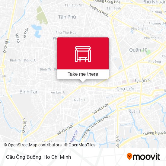 Cầu Ông Buông map