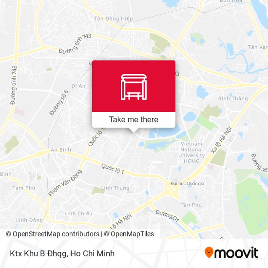 Ktx Khu B Đhqg map