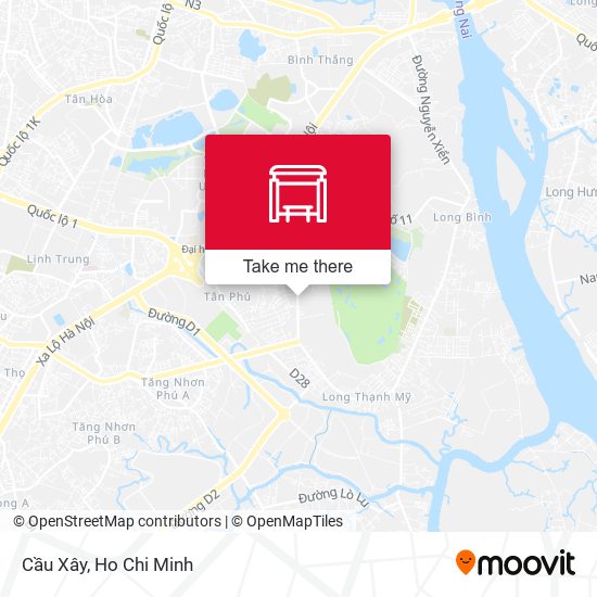Cầu Xây map