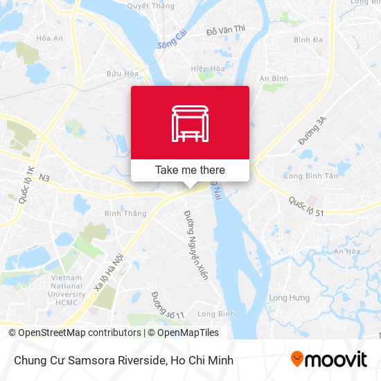 Chung Cư Samsora Riverside map