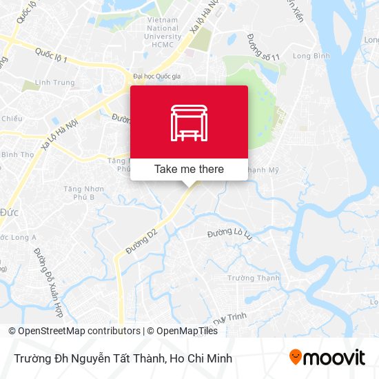 Trường Đh Nguyễn Tất Thành map