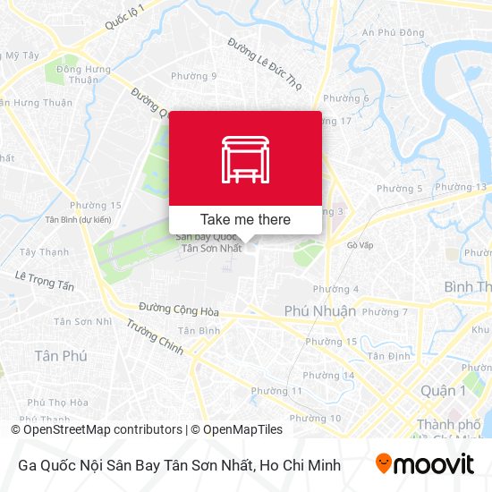 Ga Quốc Nội Sân Bay Tân Sơn Nhất map