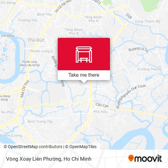 Vòng Xoay Liên Phường map