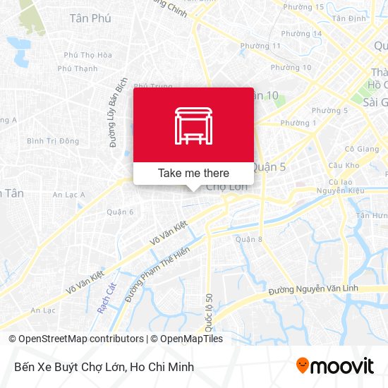 Bến Xe Buýt Chợ Lớn map