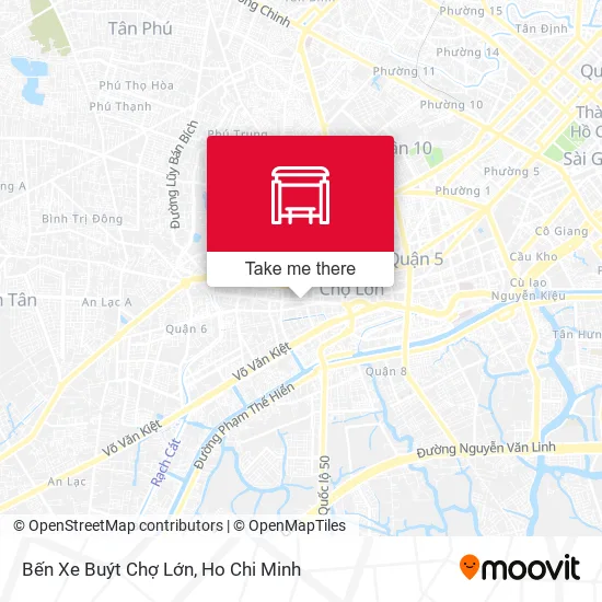 Bến Xe Buýt Chợ Lớn map