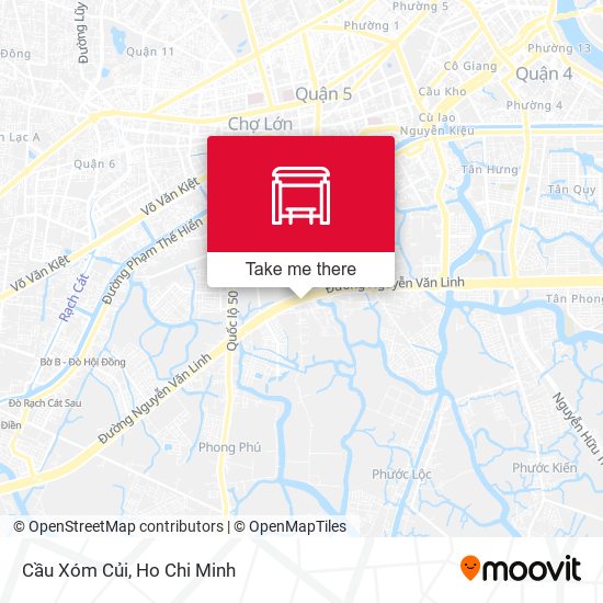 Cầu Xóm Củi map