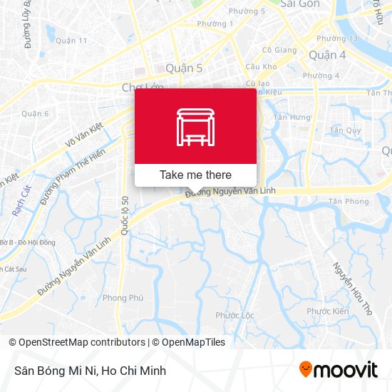 Sân Bóng Mi Ni map