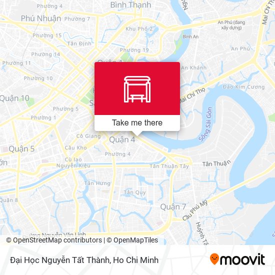 Đại Học Nguyễn Tất Thành map