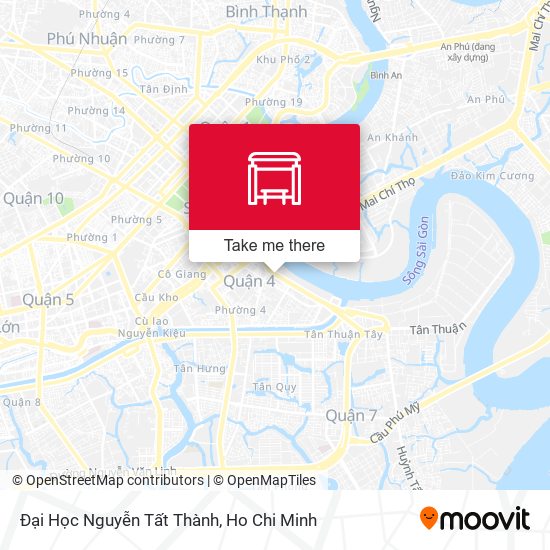 Đại Học Nguyễn Tất Thành map