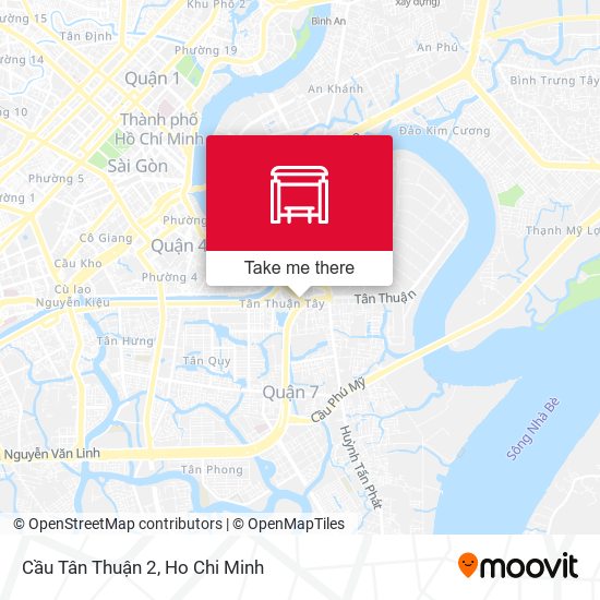 Cầu Tân Thuận 2 map