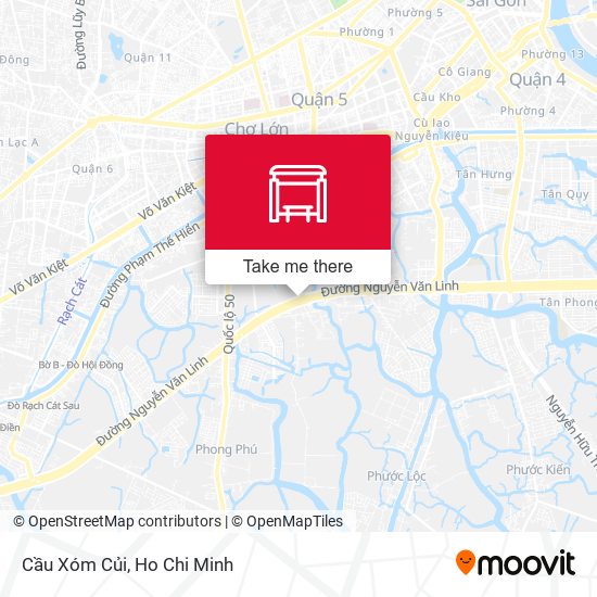 Cầu Xóm Củi map