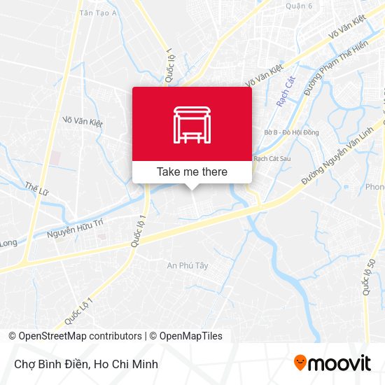 Chợ Bình Điền map