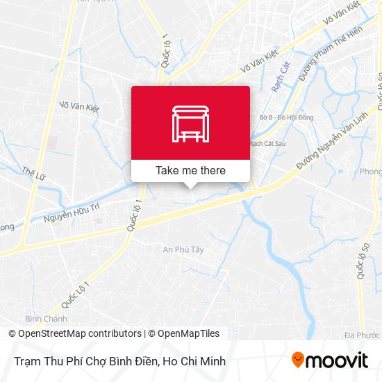 Trạm Thu Phí Chợ Bình Điền map