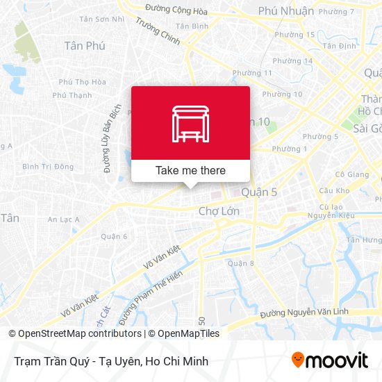 Trạm Trần Quý - Tạ Uyên map