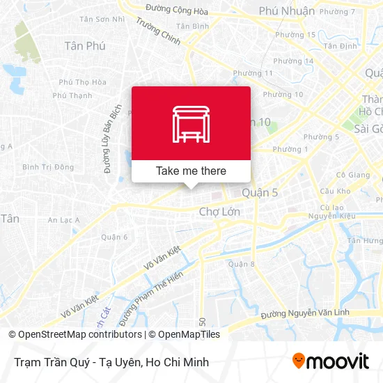 Trạm Trần Quý - Tạ Uyên map