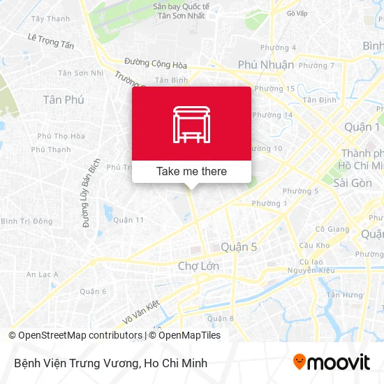 Bệnh Viện Trưng Vương map