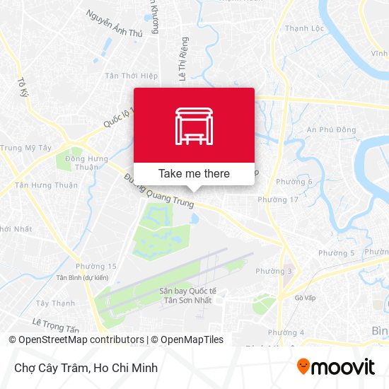 Chợ Cây Trâm map