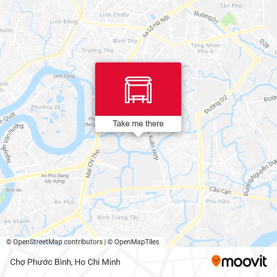 Chợ Phước Bình map
