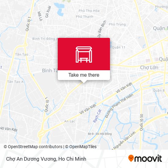 Chợ An Dương Vương map