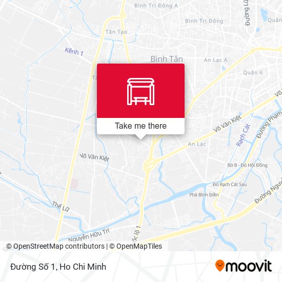 Đường Số 1 map