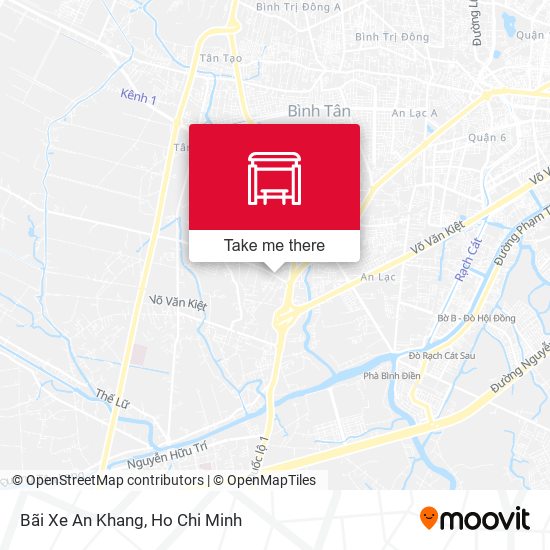 Bãi Xe An Khang map