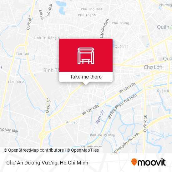 Chợ An Dương Vương map