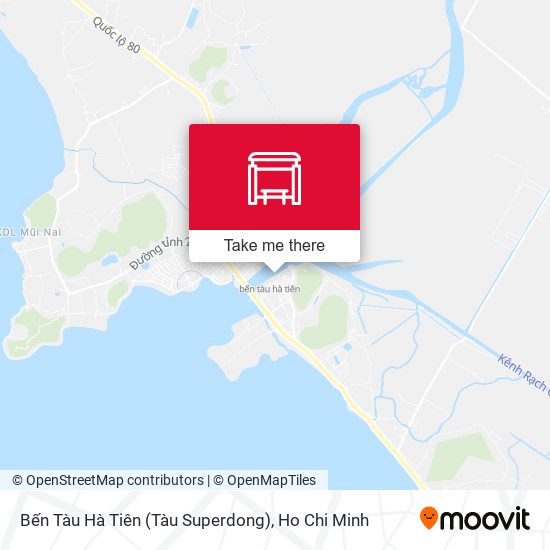 Bến Tàu Hà Tiên (Tàu Superdong) map
