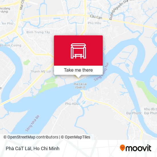 Phà CáT LáI map