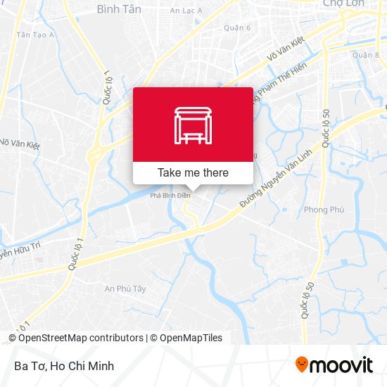 Ba Tơ map