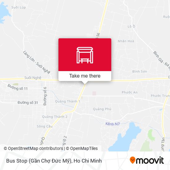 Bus Stop (Gần Chợ Đức Mỹ) map