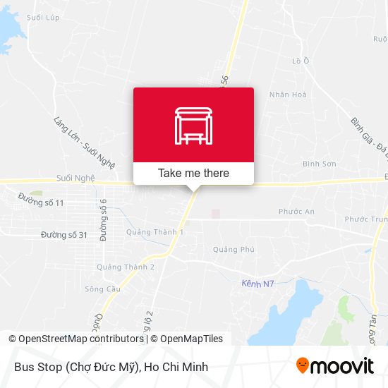 Bus Stop (Chợ Đức Mỹ) map