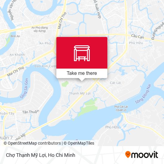Chợ Thạnh Mỹ Lợi map