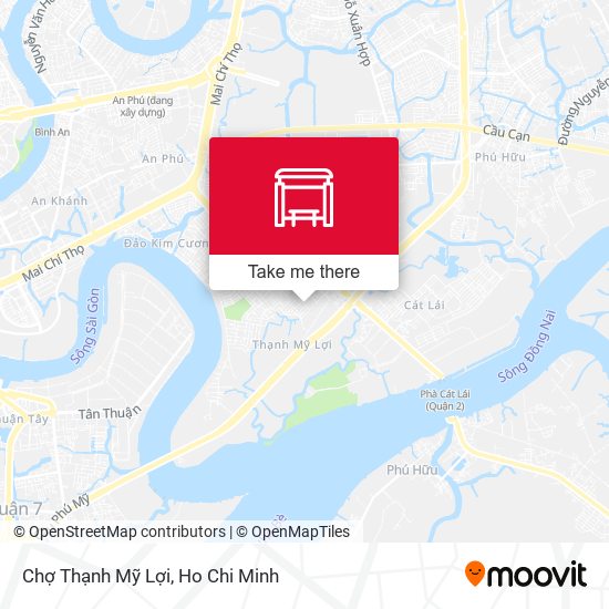 Chợ Thạnh Mỹ Lợi map