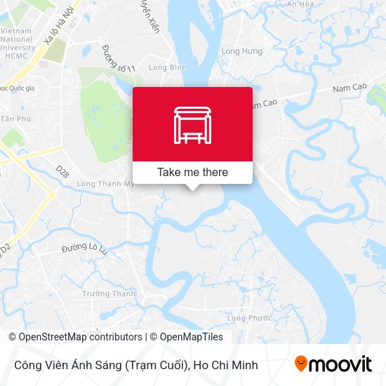 Công Viên Ánh Sáng (Trạm Cuối) map