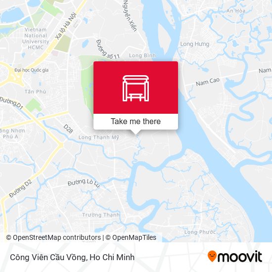 Công Viên Cầu Vồng map