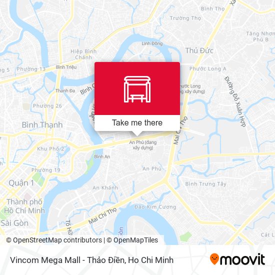 Vincom Mega Mall - Thảo Điền map