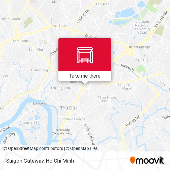 Saigon Gateway map