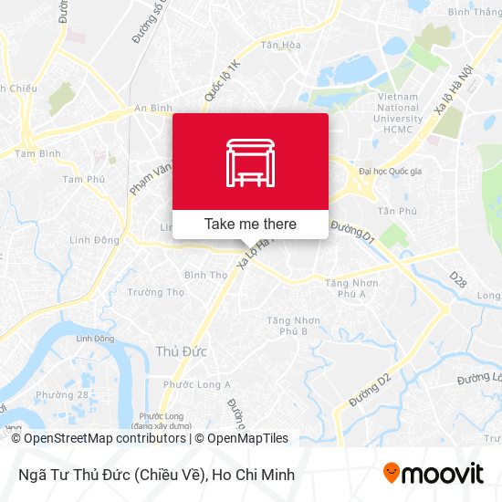 Ngã Tư Thủ Đức (Chiều Về) map