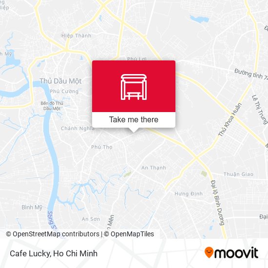 Cafe Lucky map