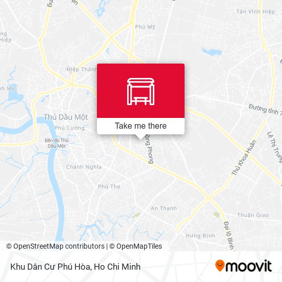 Khu Dân Cư Phú Hòa map