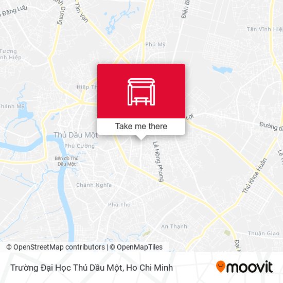 Trường Đại Học Thủ Dầu Một map