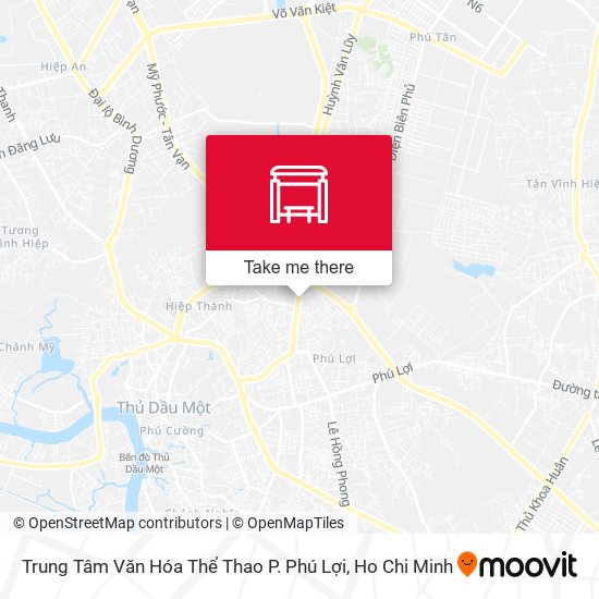 Trung Tâm Văn Hóa Thể Thao P. Phú Lợi map